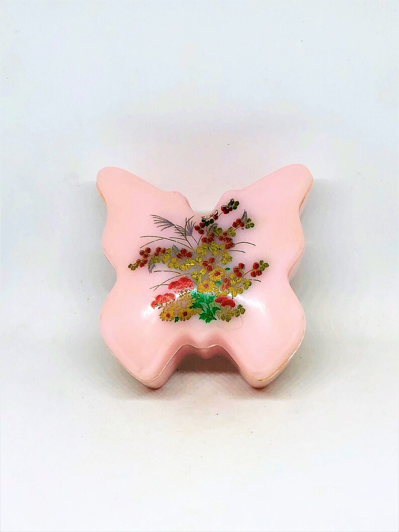 Pink Butterfly Box 2 Nesting Boxes Set of Two Butterfly Etsy