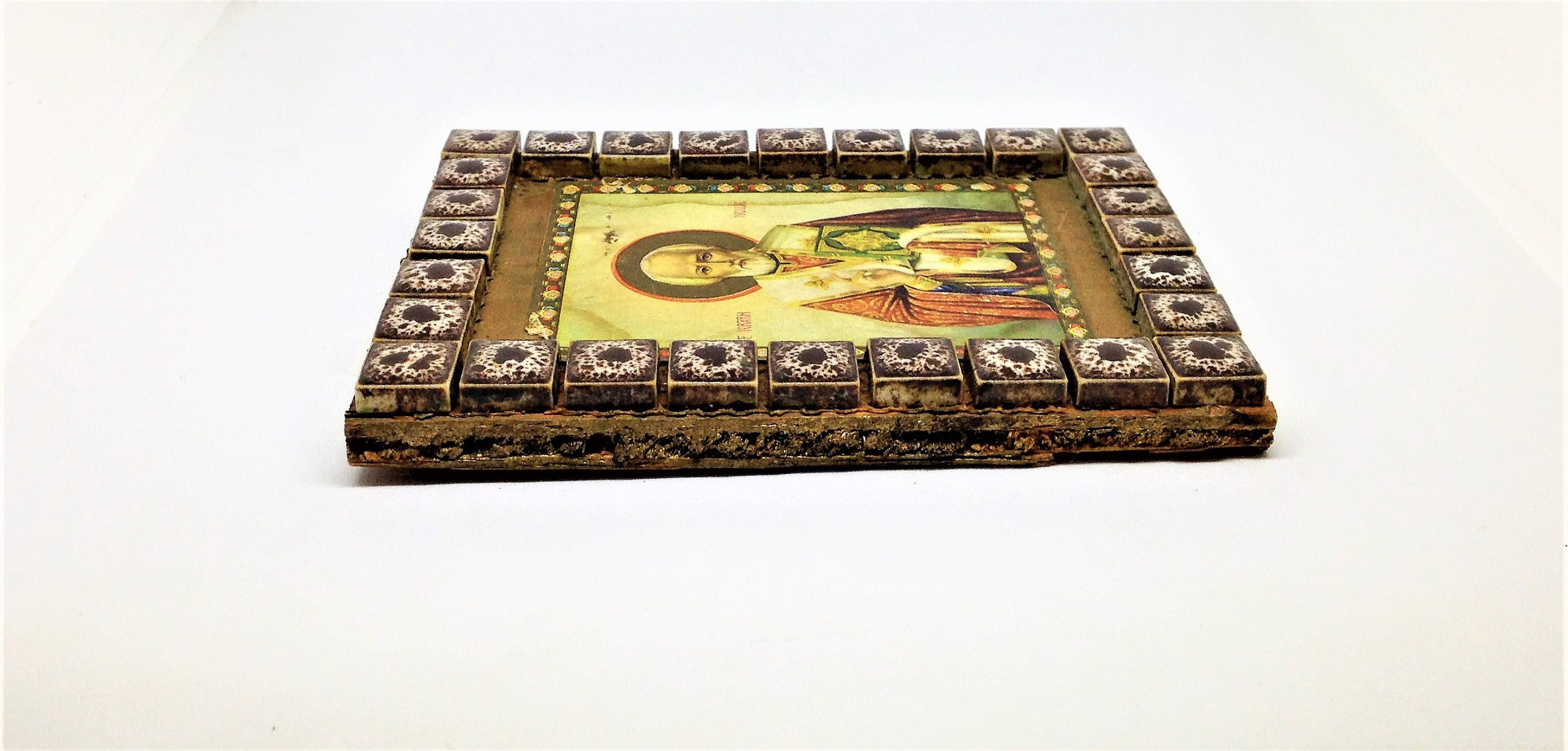 Vintage Religious Art Religious Wall Art Hand Made Religious Etsy