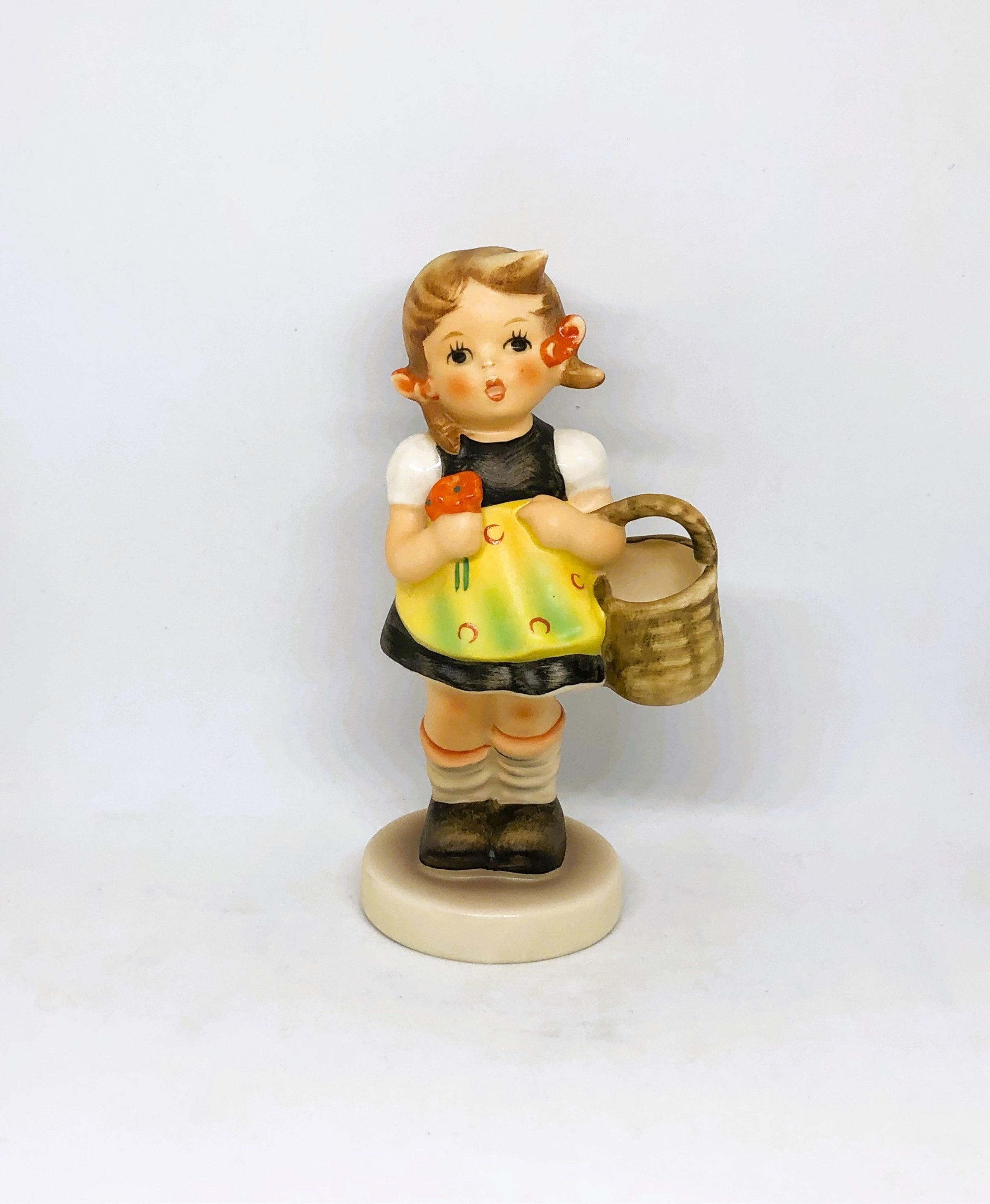 Vintage Hummel Goebel Figurine: Girl With Flower Baskets, Germany