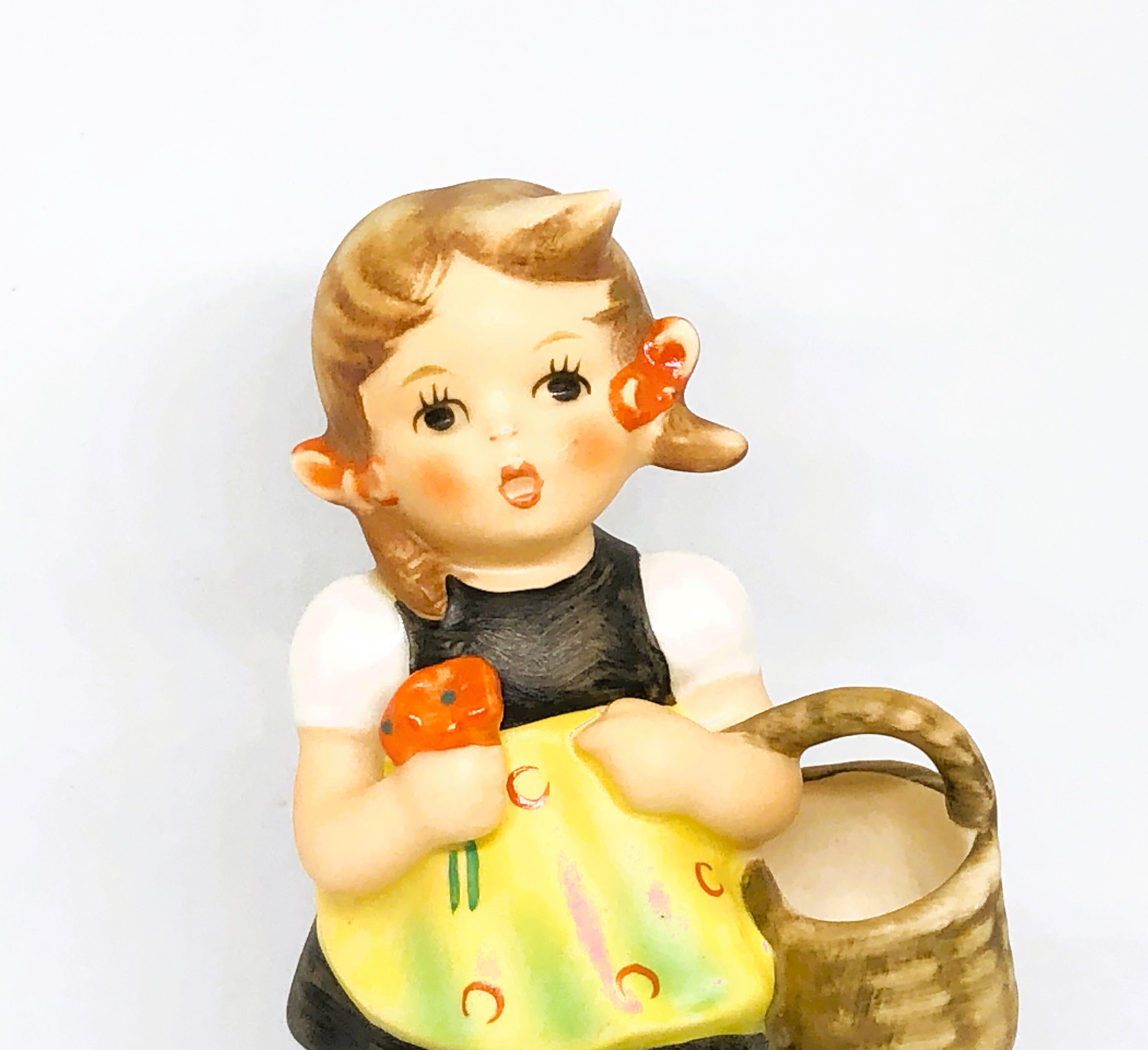 Vintage Hummel Goebel Figurine: Girl With Flower Baskets, Germany
