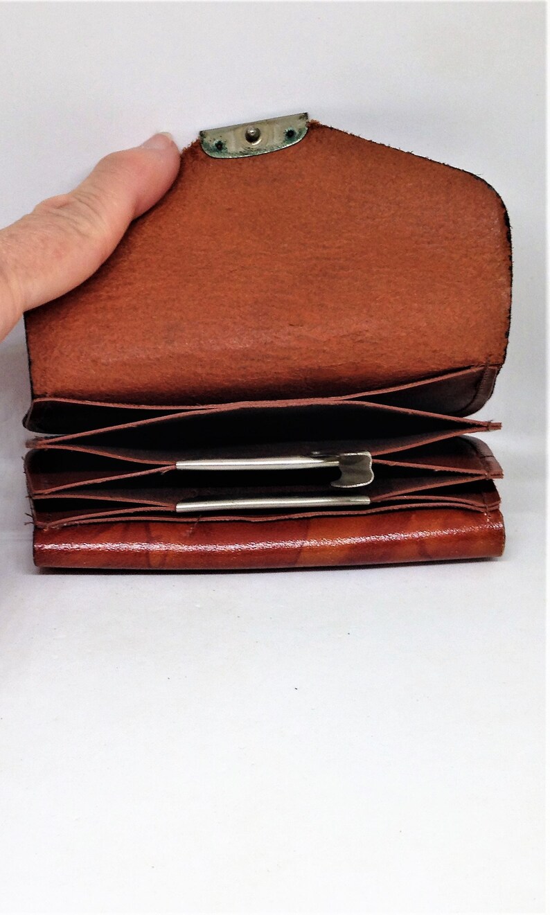 Vintage Leather Wallet City of London Wallet London Souvenir Etsy