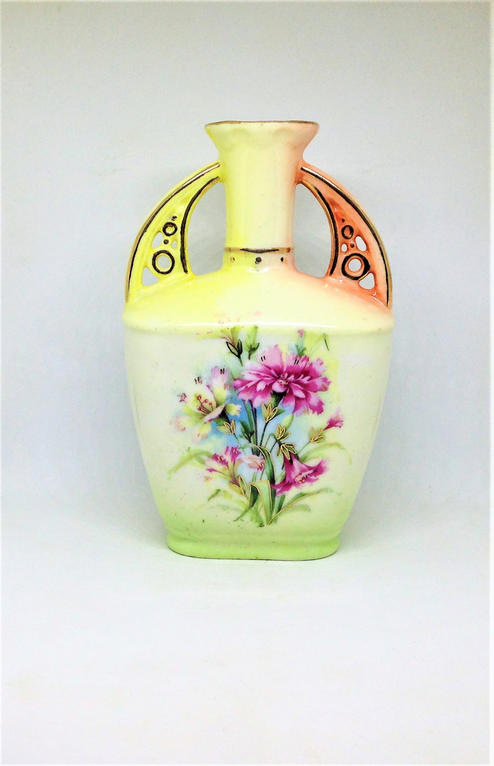 Vintage Austrian Vase Victorian Vase Edwardian Vase 1900s Etsy