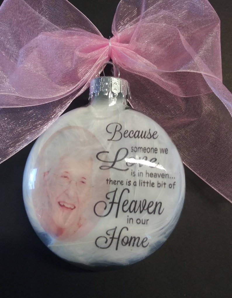 Because Someone We Love is in Heaven Christmas Ornament | Etsy