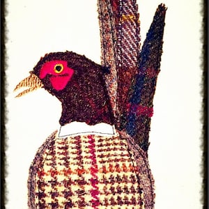 Phillip Pheasant In the hoop Applique Embroidery design