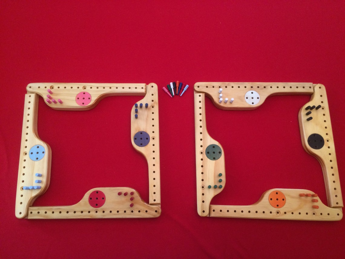 Pegs and Jokers 10 Players FREE SHIPPING Etsy