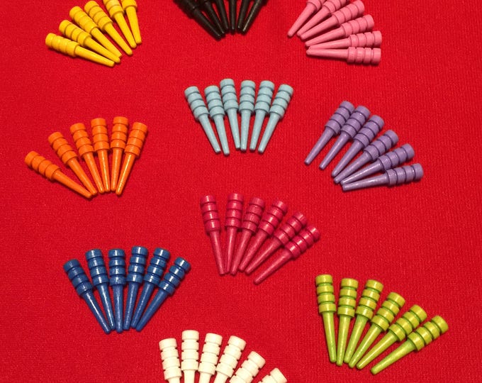 Pegs and Jokers 8 Player Wooden Cribbage Pegs FREE SHIPPING Etsy