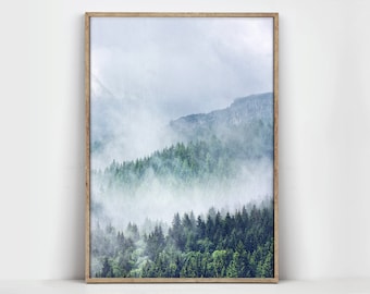 Forest Print Forest Wall Art Forest Art Tree Print Tree Wall Art