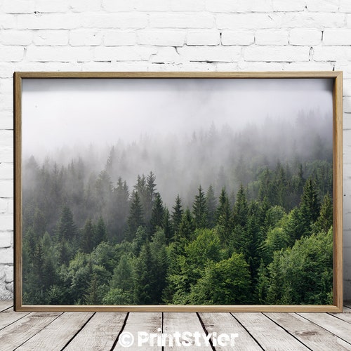 Forest Wall Art Prints Forest Print Forest Wall Art Forest Art Etsy