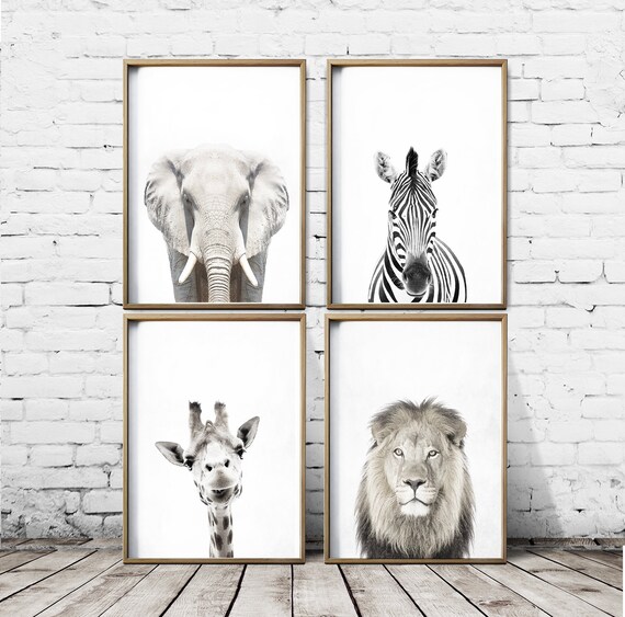 Nursery Art Nursery Prints Nursery Wall Art Safari Nursery Etsy Canada