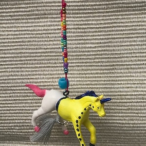 unicorn pendant, whimsical jewellery, unicorn necklace, handmade, animal charm, gift for her, present.
