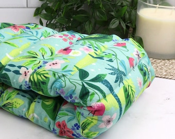 XL - Extra Large Heating Pad. Flax & Rice Body Warmer for Relief and Comfort. Reusable Microwave Hot Cold Pack.