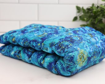 XL Microwave Heating Pad. Heat Therapy Rice Bag for relief and relaxation. BEST GIFT for Soothing Comfort! (Choice of Fabric Options)