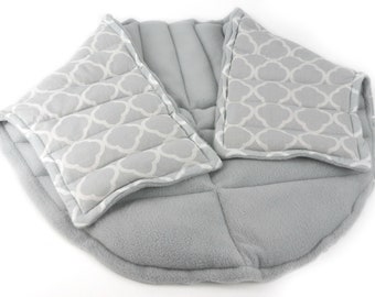 Neck Shoulder Microwavable Heating Pad. Heated Neck Wrap for Relaxation, Self Care & Relief. Thinking of You Unique Gift for Him or Her