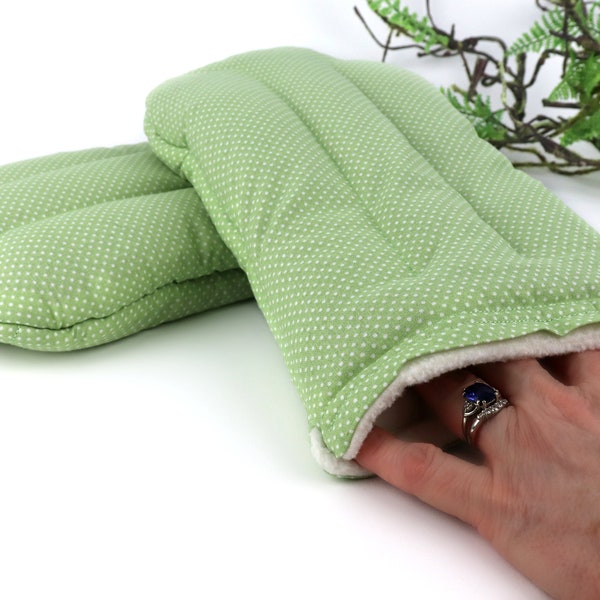 Heat Therapy Hand Warming Mitts for Discomfort, Relief and Self Care. Microwave Heating Pad (Set of 2)