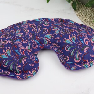 Weighted Eye Pillow filled with Flaxseed & Rice. Microwave Heating Pad or Cool Compress. Self Care, Yoga Eye Pillow, FREE Shipping! image 6