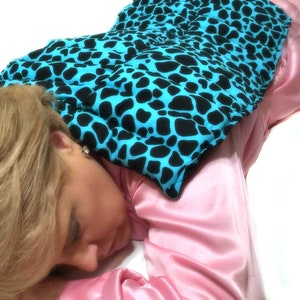 XL Extra Large Heating Pad. Flax & Rice Body Warmer. Reusable Microwave Hot Cold Pack. image 3