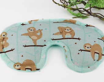 Soothing Relief Eye Pillow. Microwave Rice Heating Pad or Cool Pack for Relief. Self Care, Spa Gift for Her!