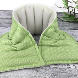 Heated Neck Wrap for Relaxation. Microwaveable Rice Heating Pad or Cool Pack. Get Well or Wellness Gift. image 9