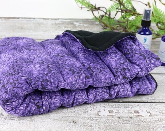 XL - Extra Large Heating Pad. Flax & Rice Body Warmer for Relief and Comfort. Reusable Microwave Hot Cold Pack.