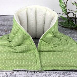 Neck Shoulder Heating Pad. Neck Wrap for Natural Relief and Relaxation.  (Fabric Option Available)