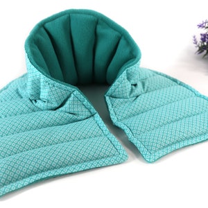 Microwaveable Heating Pad for Neck provides Soothing Self Care and Relaxation.