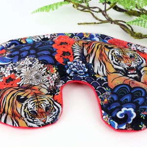 Eye Pillow for Heat or Cool Relief! Small Heating Pad for Relaxation and Discomfort. Small Flax Seed Rice Microwavable Heating Pad.