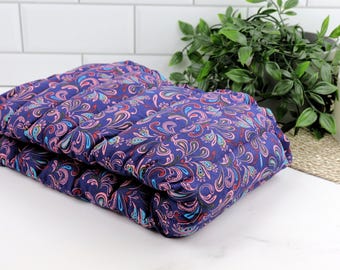Flaxseed Rice Heating Pad. Microwave for Soothing Heat Therapy and Comfort. Hug your body in warmth!  (Choice of Fabric Options)