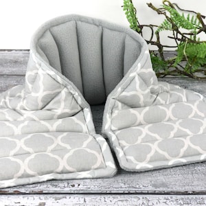 Neck Wrap. Microwave for Heat Therapy or enjoy Chilled. Heating Pad for Heat Cool Therapy. (Fabric Option Available)