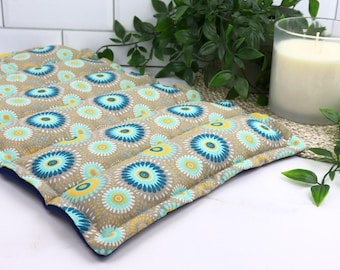 Reusable Rice Flaxseed Heating Pad - Therapeutic Heat Pack