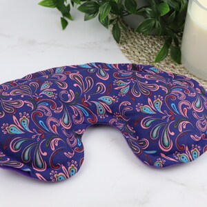 Weighted Eye Pillow filled with Flaxseed & Rice. Microwave Heating Pad or Cool Compress. Self Care, Yoga Eye Pillow, FREE Shipping! image 12