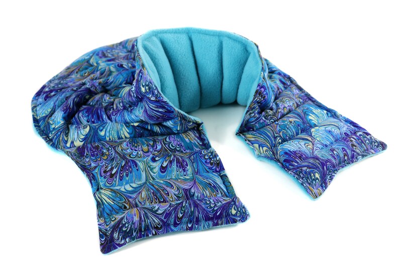 Microwavable Rice Heating Pad for Neck & Shoulder Pain Stress Etsy