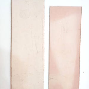Croupon Veg Cuero Curtido para La Suela A medida Zapatería y Shoerepair - 2 uds, Alta Calidad, 5 mm 10/11 oz para Suela, Talón, Rand