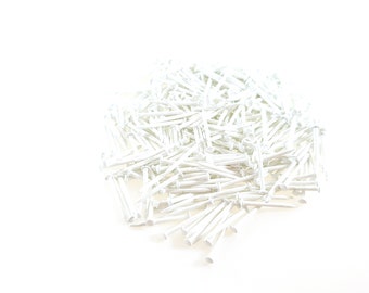 1000pcs WHITE Nails #18 x 1/2"- 3/4" 1,2x13-20mm Escutcheon Pins , String Art