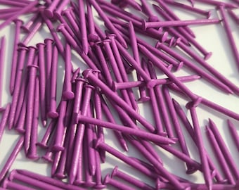 1000pcs PURPLE VIOLET Nails #18 x 13/16" (dia 1,2 Length 20mm) for String Art, arts and crafts. Decorative fasteners, Escutcheon Pins PD