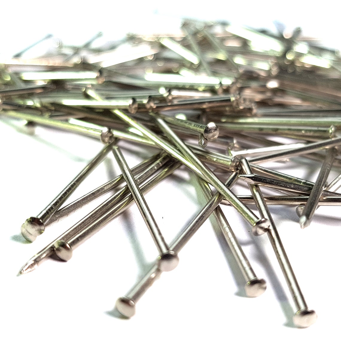 500pcs 17x1 14x25mm Escutcheon Pins Nails Nickel Etsy