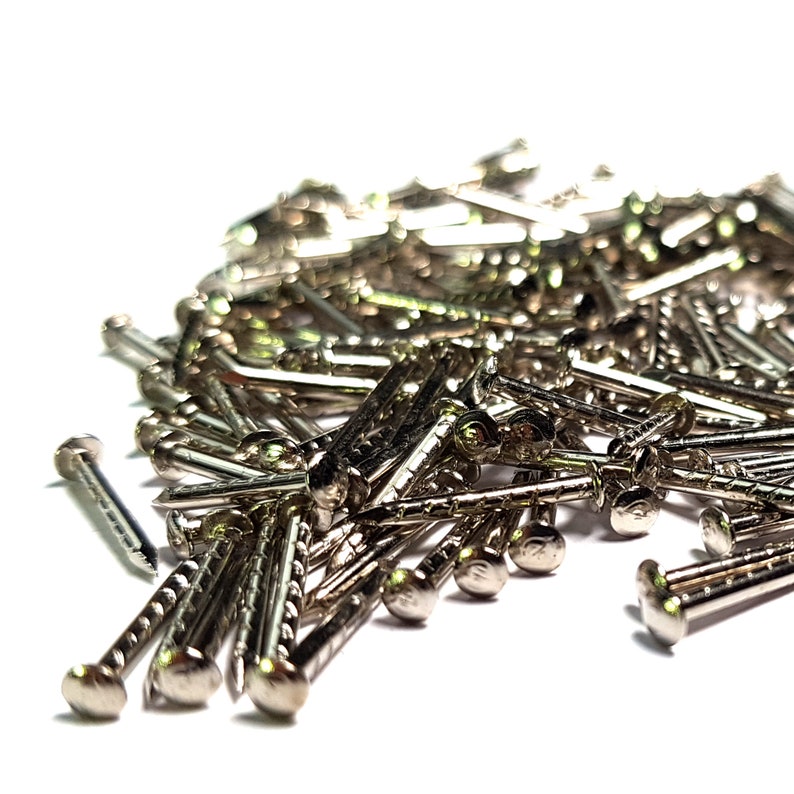 500pcs 17x1/2 14x13mm Escutcheon Pins Nails Nickel Etsy Australia