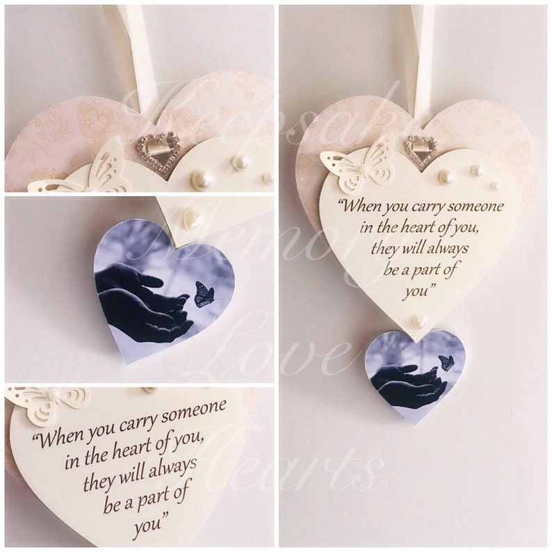 Infant Loss Miscarriage Wooden Keepsake Heart Etsy
