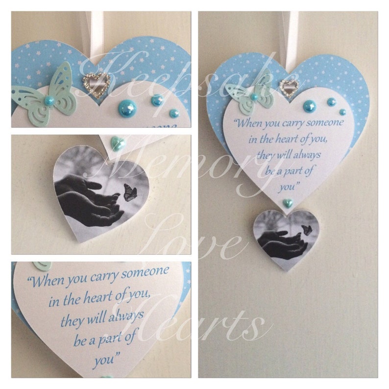 Infant Loss Miscarriage Wooden Keepsake Heart Etsy