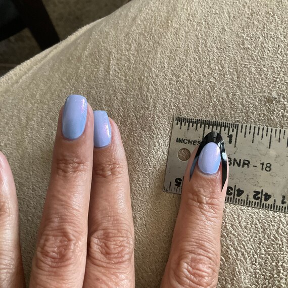 Deep French Tip Nail Stencils 