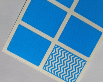 Chevron Stencil nail stencils