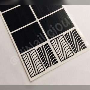 The Wave-nagelsjablonen