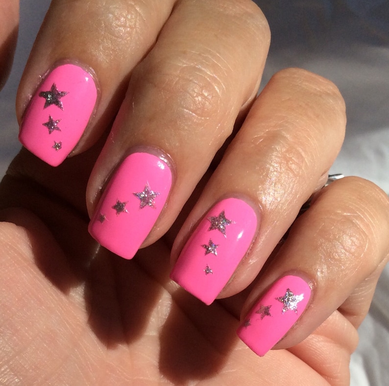 Triple Stars Nail Stencils - Etsy