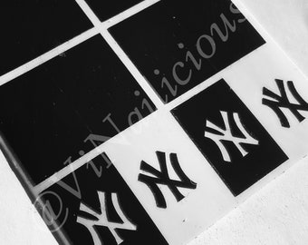 NY Baseball Nagel Schablonen