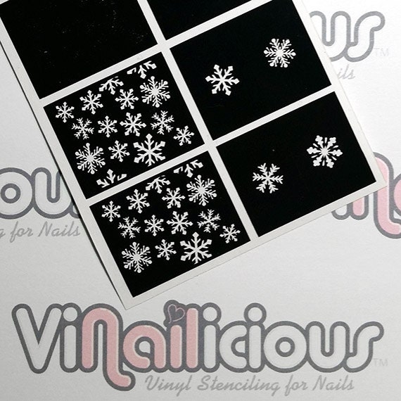 3 Flower Airbrush Nail Stencils Set – Glam Goodies