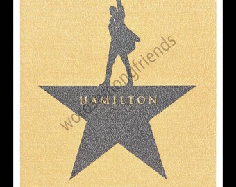 Hamilton Act II word art print