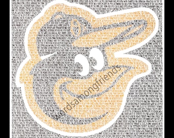 Baltimore Orioles word art