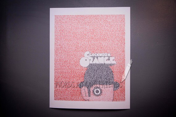A Clockwork Orange word art print | Etsy