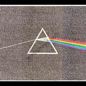Impresión de arte de palabras de Pink Floyd
