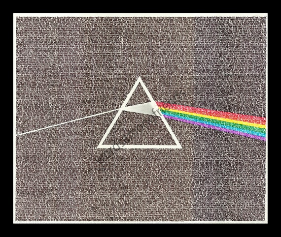 Pink Floyd Word Art Print - Etsy