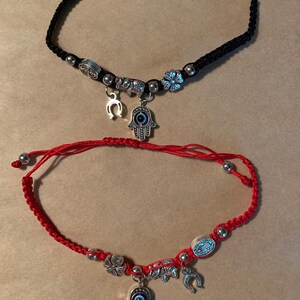 Evil Eye Bracelet, Adjustable Unisex Bracelet, Bead Bracelet, Eye of Protection Bracelet, Protection Prosperity Bracelet